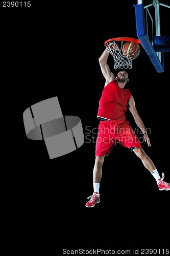 Image of basketball player in action