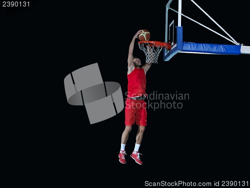Image of basketball player in action