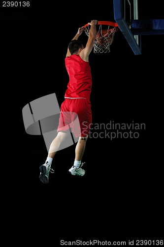 Image of basketball player in action