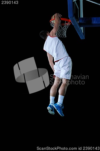 Image of basketball player in action