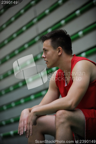Image of Basketball player portrait