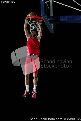 Image of basketball player in action