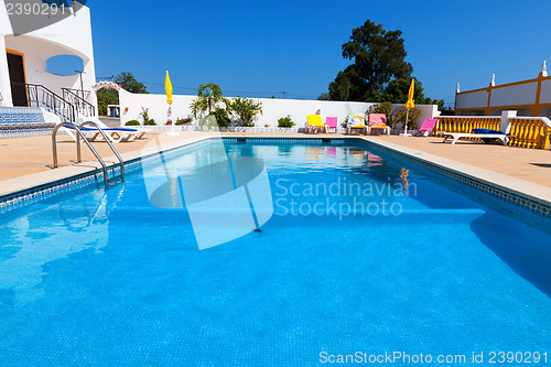 Image of Beautiful swimming pool in hotel