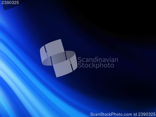 Image of Blue smooth twist light lines background. EPS 10