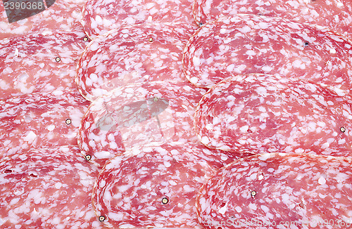 Image of slice of saucisson