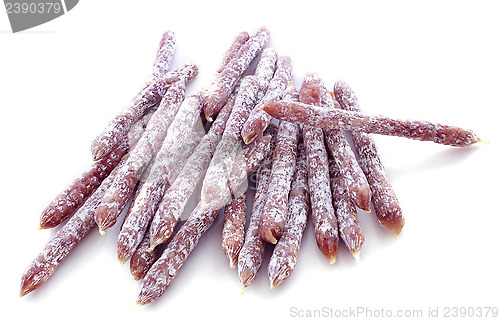 Image of sticks of saucisson
