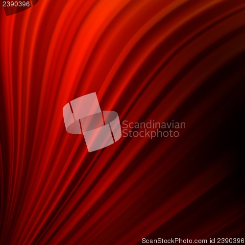 Image of Red smooth twist light lines. EPS 10