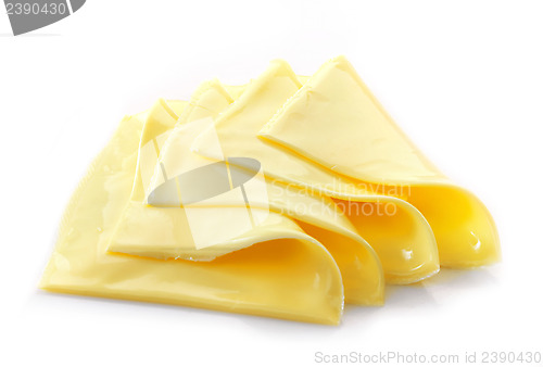 Image of Creamy processed cheese slices