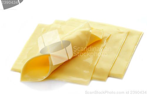 Image of Creamy processed cheese slices