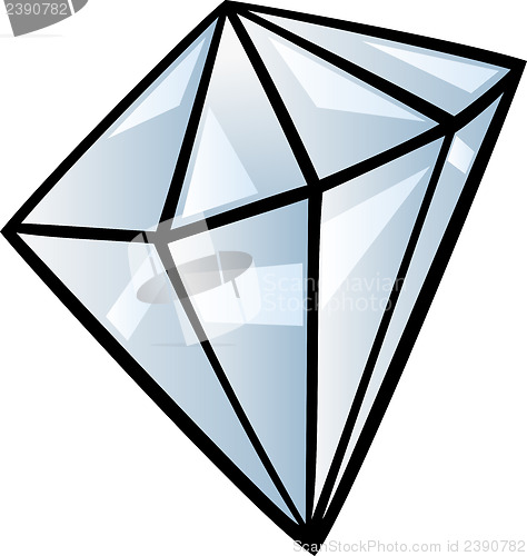 Image of diamond clip art cartoon illustration