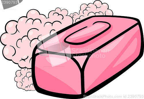 Image of soap clip art cartoon illustration