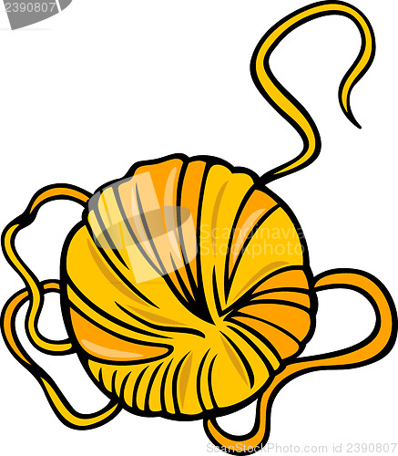 Image of yarn clip art cartoon illustration