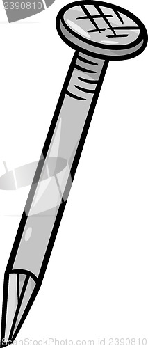 Image of nail clip art cartoon illustration