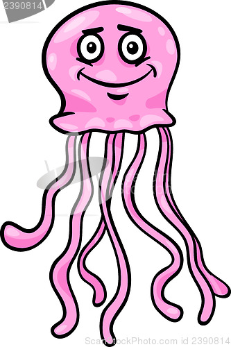 Image of jellyfish clip art cartoon illustration