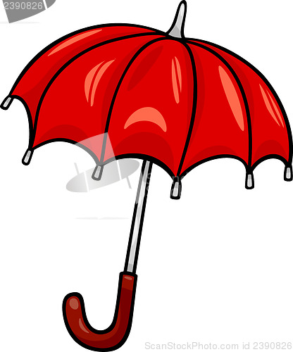 Image of umbrella clip art cartoon illustration