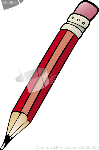 Image of pencil clip art cartoon illustration