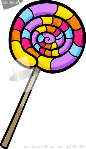 Image of lollipop clip art cartoon illustration