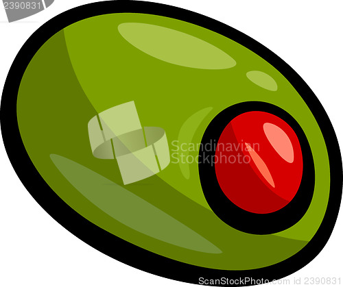 Image of olive clip art cartoon illustration