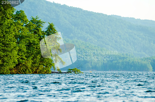 Image of scenery around lake jocasse gorge