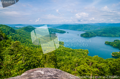 Image of scenery around lake jocasse gorge