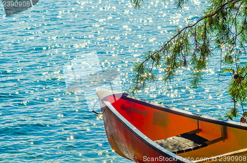 Image of kayak by the water