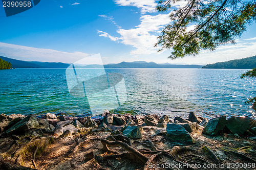 Image of scenery around lake jocasse gorge
