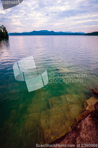 Image of scenery around lake jocasse gorge