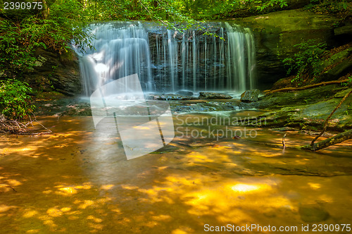 Image of beautiful watrefalls in upstate south carolina