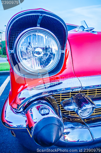 Image of classic vintage car details