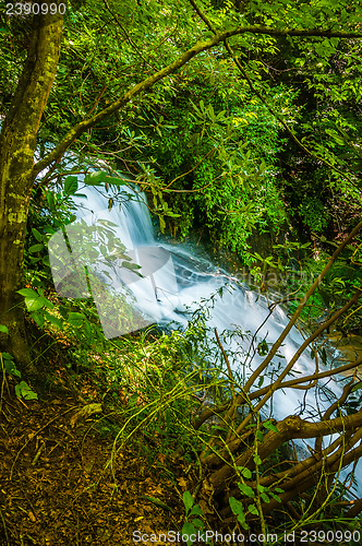 Image of beautiful watrefalls in upstate south carolina