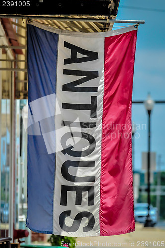 Image of antique shop sign