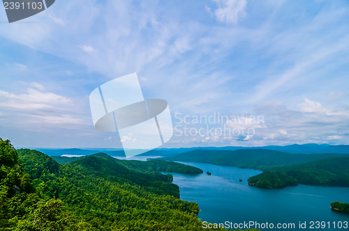 Image of South Carolina Lake Jocassee Gorges Upstate Mountain  