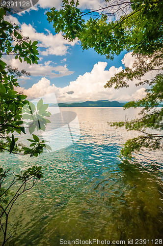 Image of scenery around lake jocasse gorge