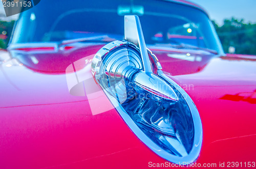 Image of classic vintage car details