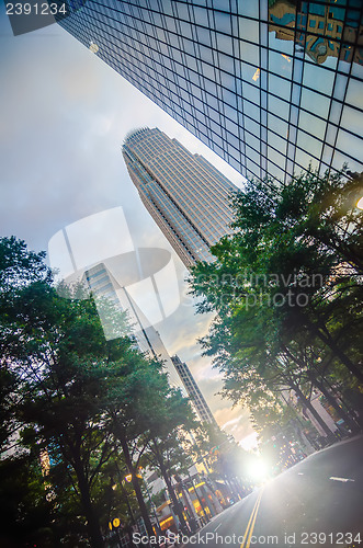 Image of sunsrise in the big city