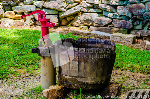 Image of Old vintage water pump 