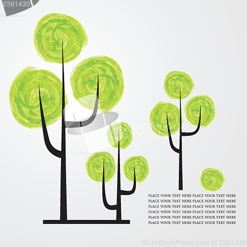 Image of Colorful spring tree