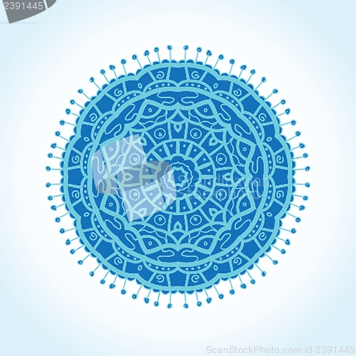 Image of Vintage background with bright colors mandala