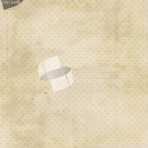 Image of Vintage background with grunge texture and polka dot pattern