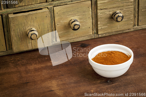 Image of mangosteen fruit powder