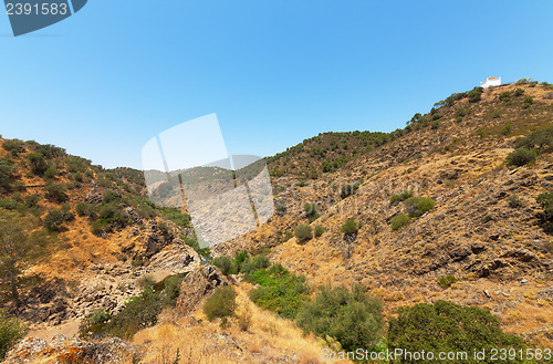 Image of Dry canyon in the mountains