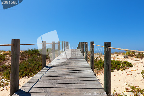 Image of Boardwalk protecting a fragile dune ecosystem