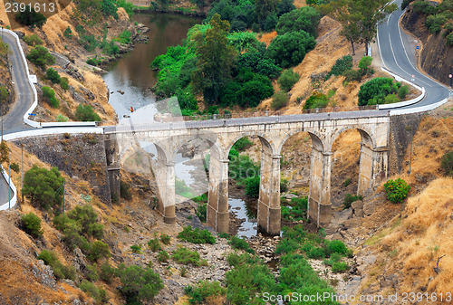 Image of Arched road bridge