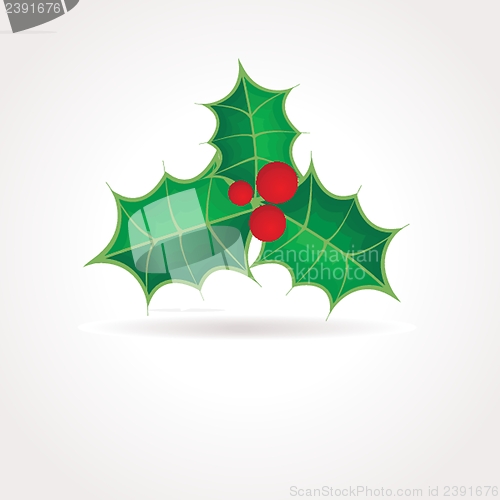 Image of Christmas background with Christmas tree, vector illustration.