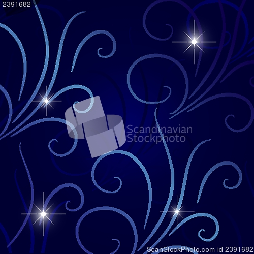 Image of Christmas background with Christmas tree, vector illustration.