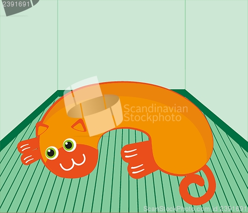 Image of Cute cat illustration