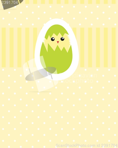 Image of Easter card with two hand drawn eggs