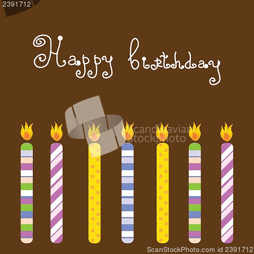 Image of Birthday candles