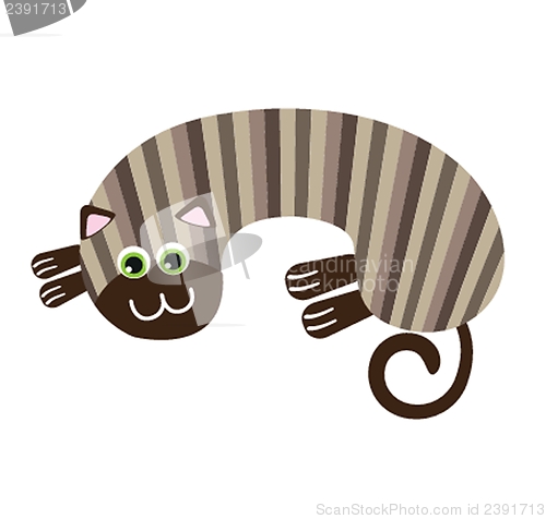 Image of Cute cat illustration