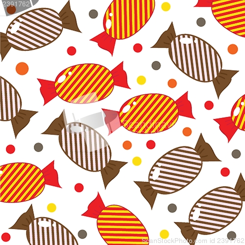 Image of candy seamless background